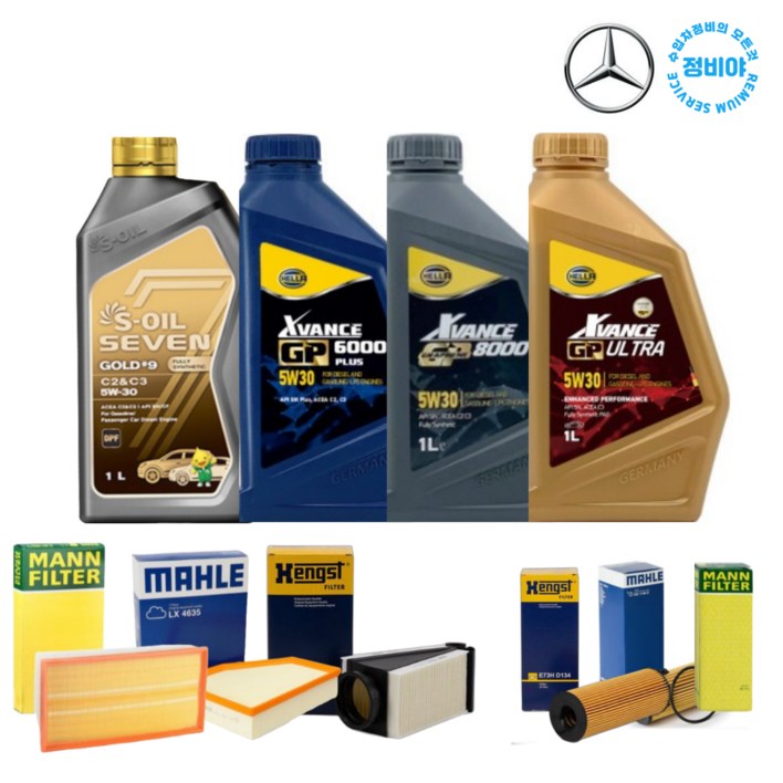 벤츠 GLE클래스 GLE250D (16년-19년) 엔진오일 세트W166, 1개