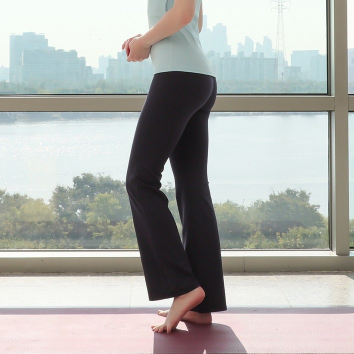 버니덴 여성용 부츠컷 팬츠 요가레깅스