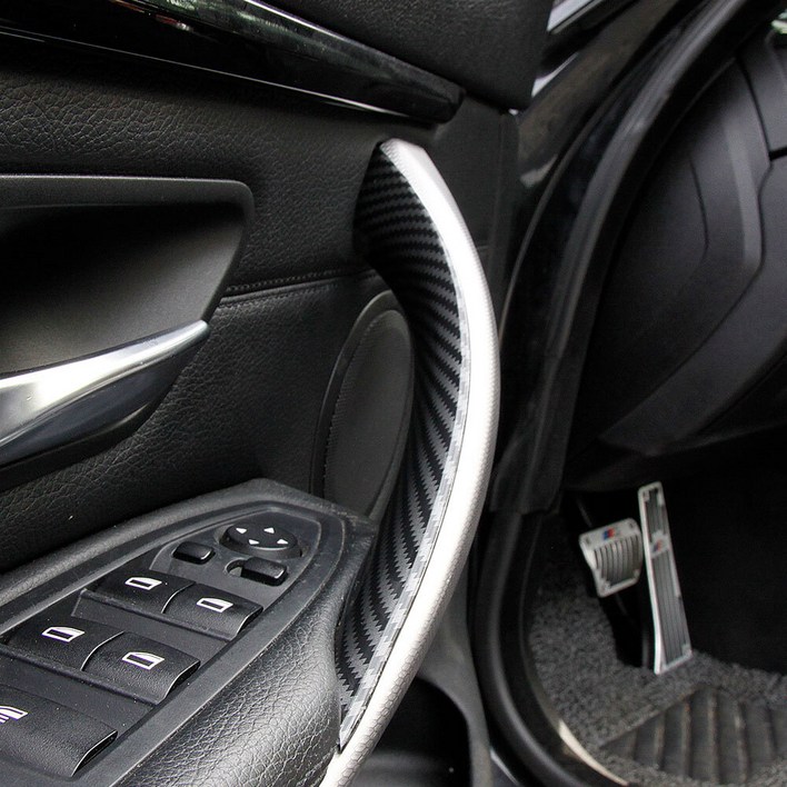 두두카 BMW 차량용품 3시리즈 F30 내측 도어손잡이 카본 부착형 몰딩 320d 320i 330i 호환