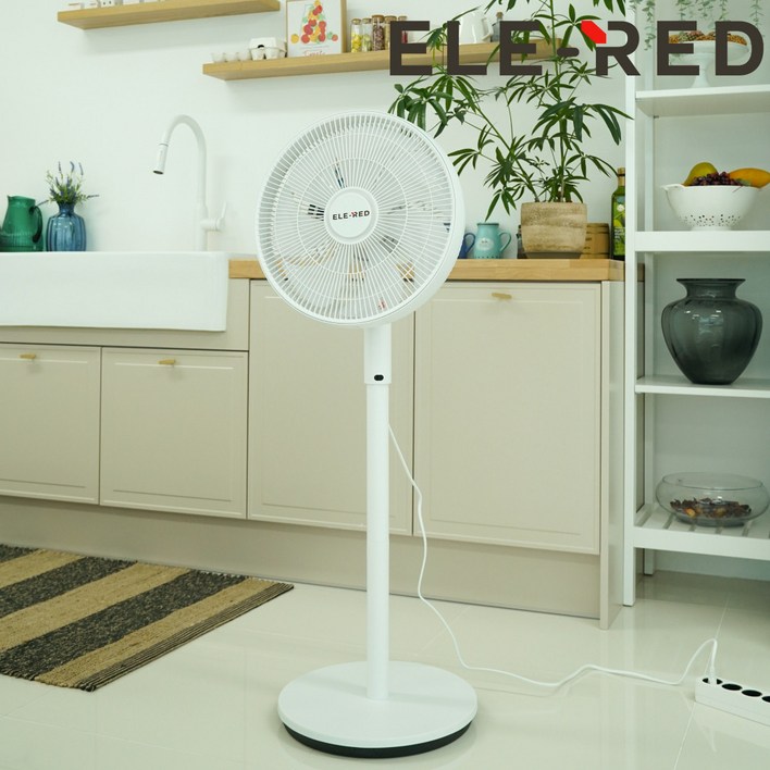 일레드 BLDC 선풍기 저소음 무소음 가정용 거실용 스탠드 에어 서큘레이터 EDFMP2142W