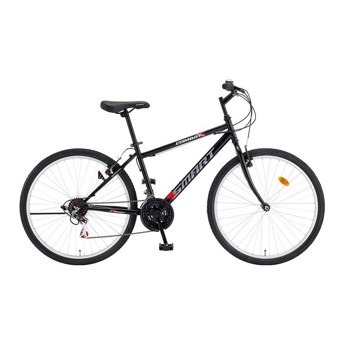 스마트자전거 컴뱃26 26인치 21단 MTB자전거, 블랙레드완조립, 170cm, 1개