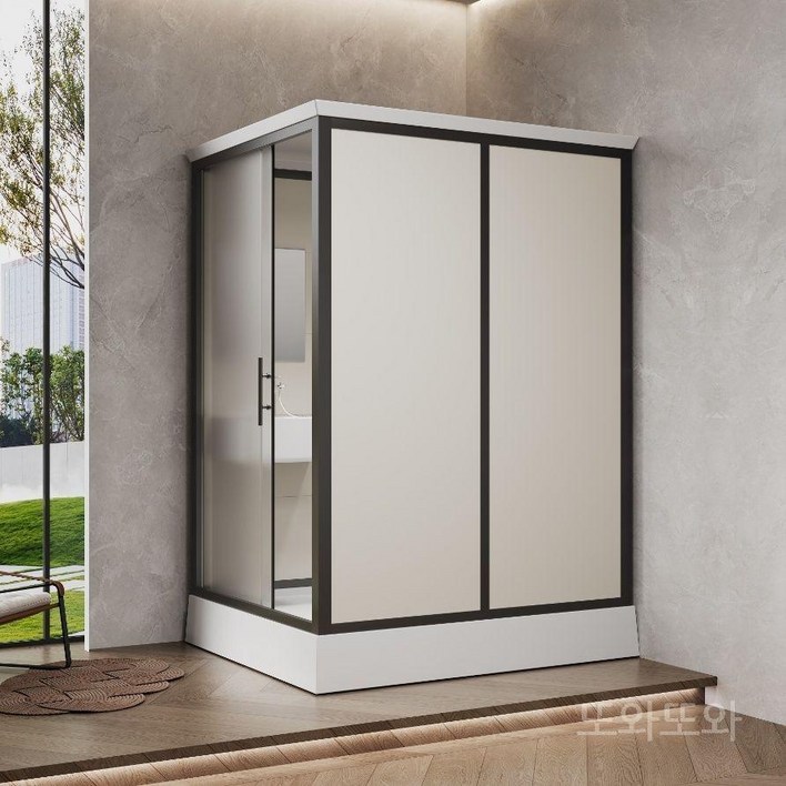 조립식 샤워부스 이동식 간이샤워부스 강화유리 욕실 샤워실