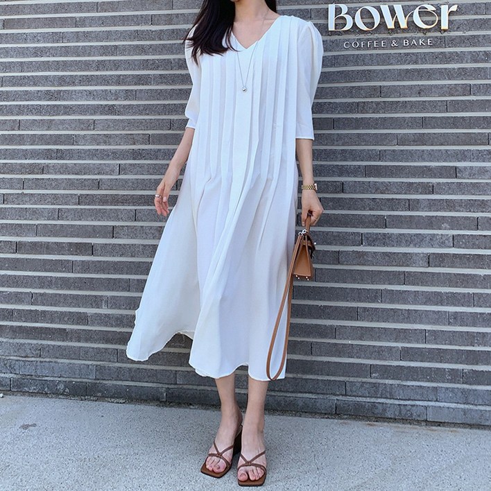 미아마스빈_로시아  핀턱 원피스