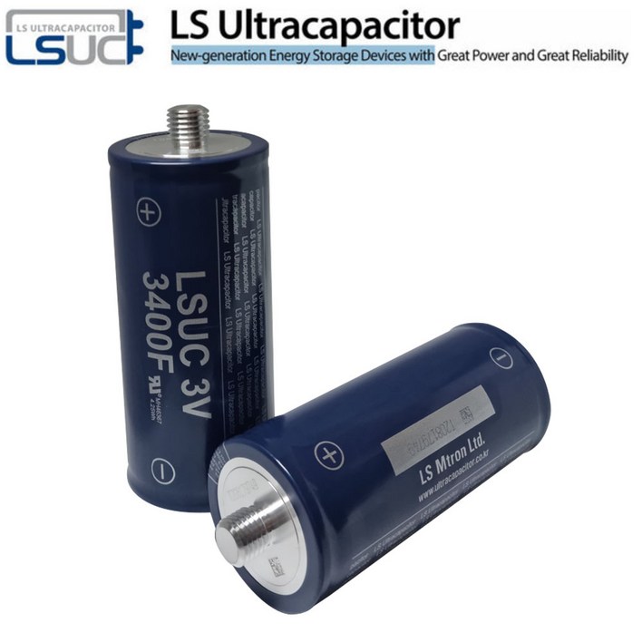 LS엠트론 3V 3400F 슈퍼콘덴서 LSUC 003R0C 3400F 1개
