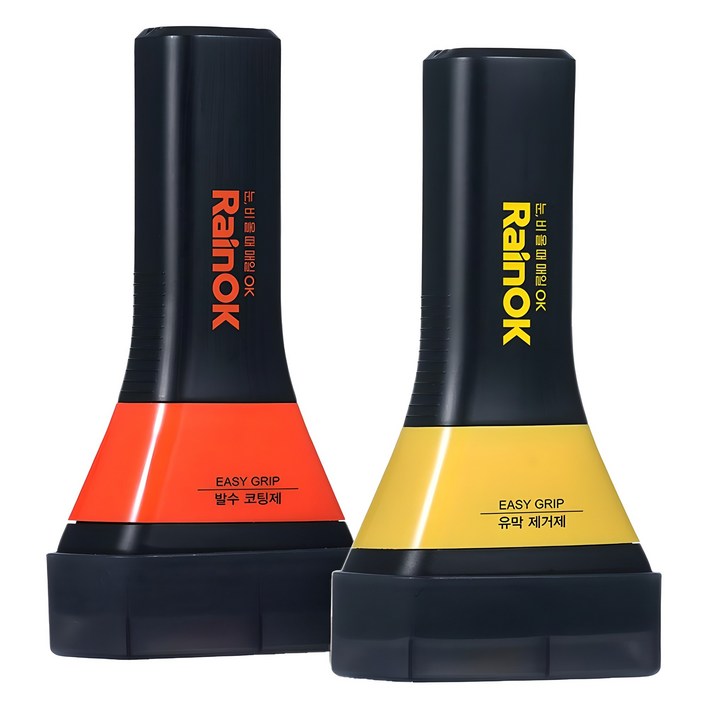 불스원 Rain OK NEW 이지그립 유막제거제 120ml + 발수코팅제 120ml 세트, 1개