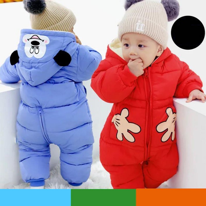 아동 누빔 패딩 우주복 남아 여아 기모  방한우주복 신생아 유아 슈트 외출복