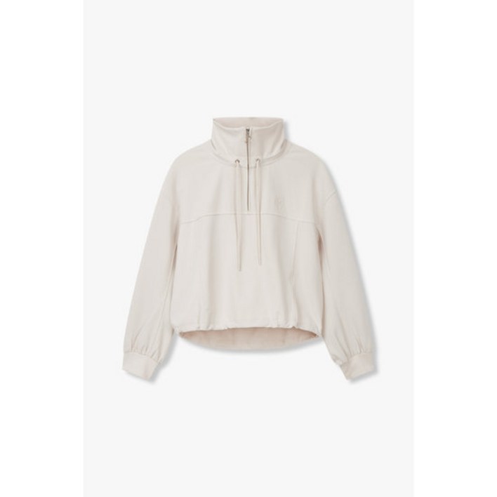 보브스트링 헴 하프 집업 폴리 티셔츠 907423