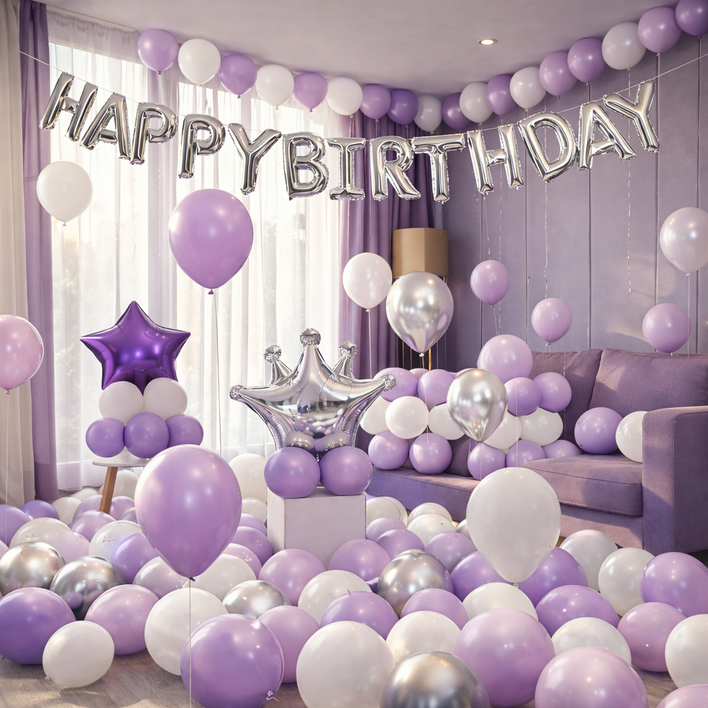 플라인 이벤트 생일 파티 풍선 세트
