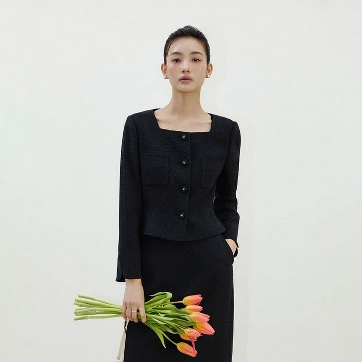 정품 잇미샤 여성 자켓 25 페플럼 셋업 ITP3ZJK510 허리 베스트 인기