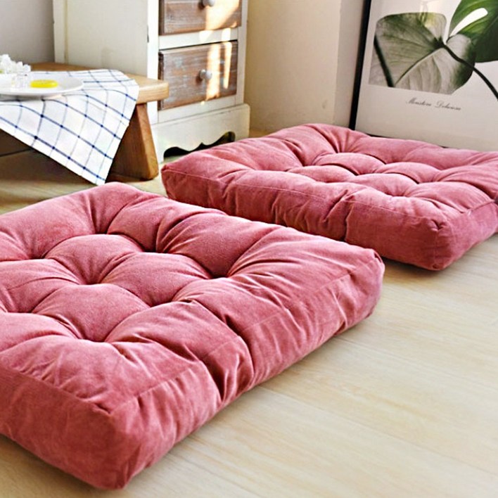 특대형방석 55cm 65cm 두꺼운방석 등받이 의자 쇼파 절방석 기도방석 큰방석