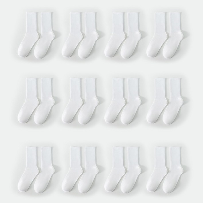 타키타키 사계절용 장목양말 12켤레