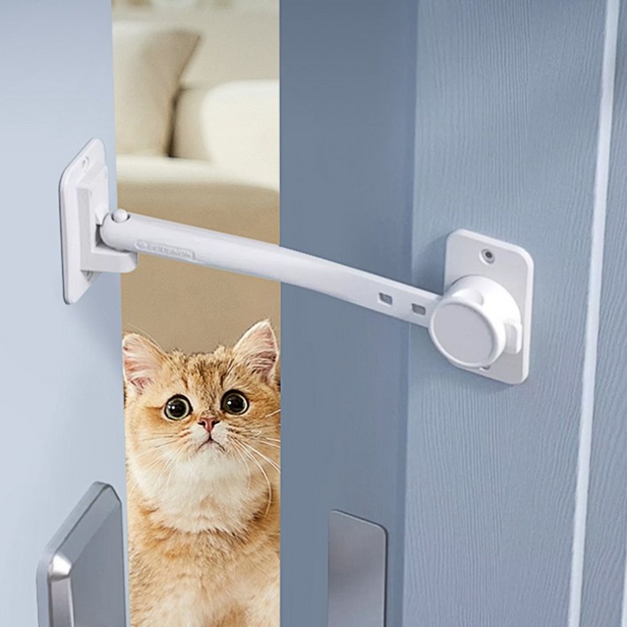 강아지 방문 방묘문 고양이 분리 펜스 베란다 반려동물 견문 격리 안전장치, 1개