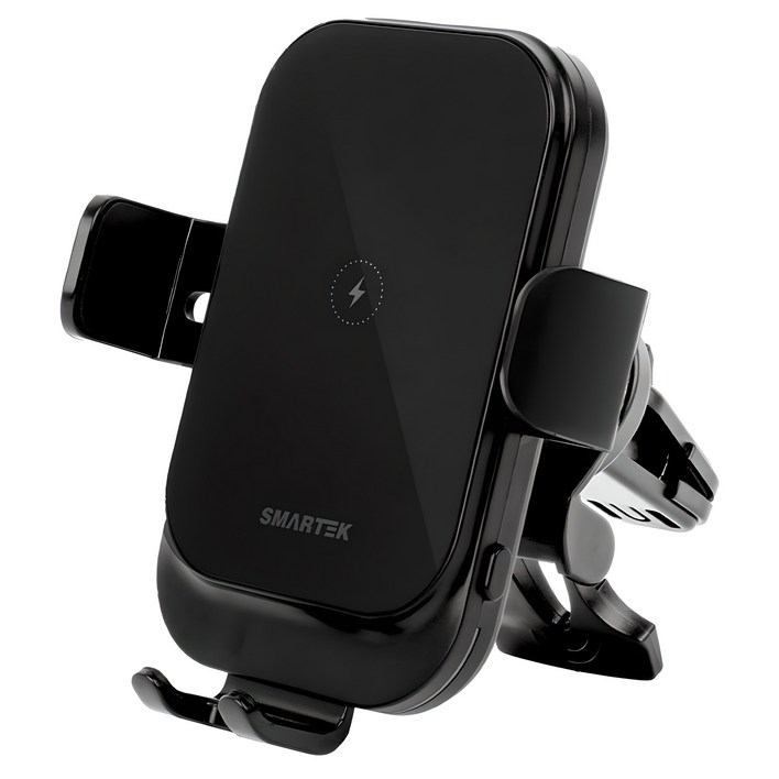스마텍 차량용 무선 고속 충전거치대 STCD350, 블랙, STCD350