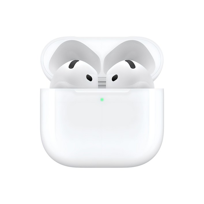 Apple 2024 에어팟 4세대 액티브 노이즈 캔슬링 블루투스 이어폰, MXP93KH/A, 화이트