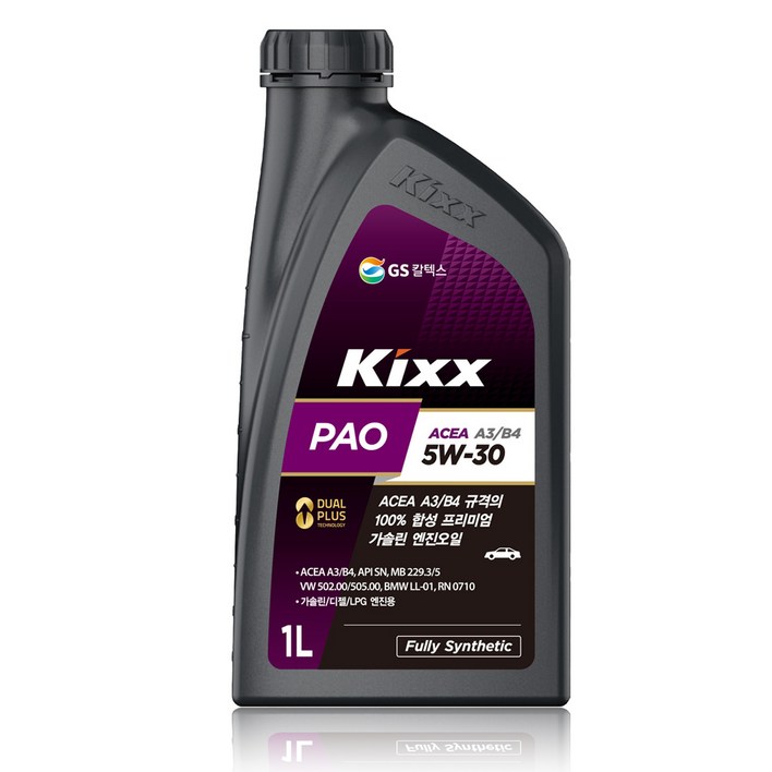 킥스 파오 에이쓰리비포 프리미엄 가솔린 엔진오일 1L, 10개, 5w30, 1L
