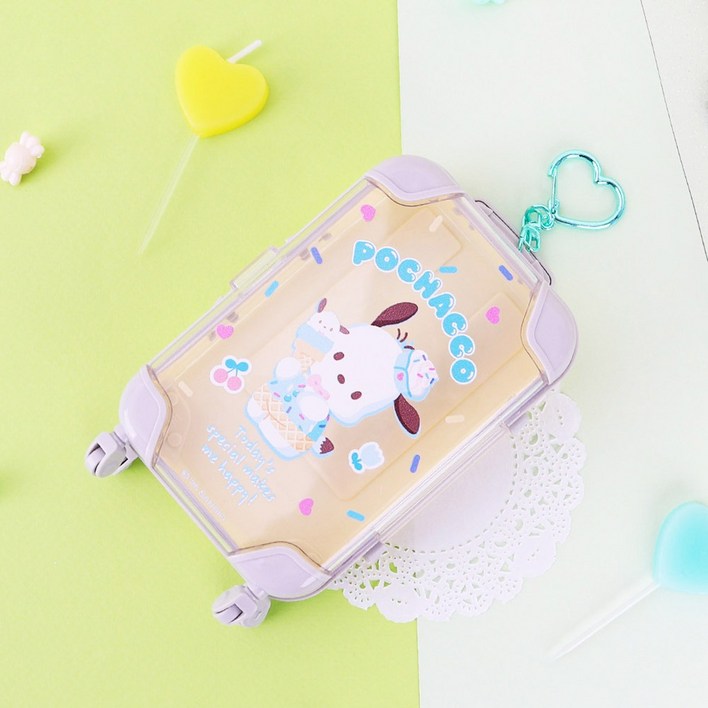 포차코 미니 캐리어 키링