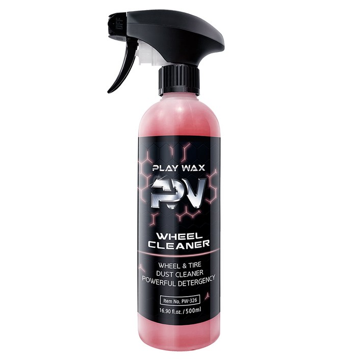 플레이왁스 휠크리너 500ml 휠세정제 녹 철분 제거제 휠클리너, 500ml, 1개