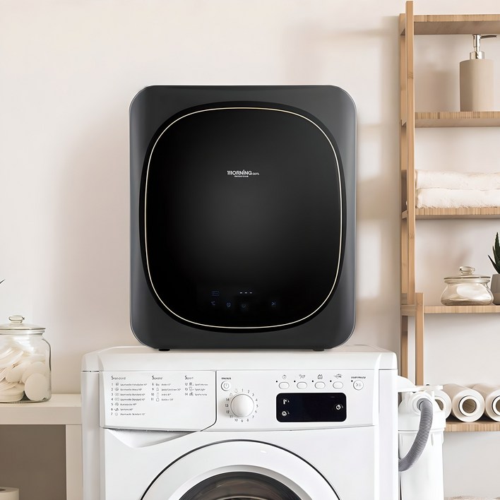 대웅 4세대 스마트 AI 회전형 미니건조기 4kg UV 99.9 살균 아기옷 원룸 자취 소형 PRO 반영구 안심 3중 필터 의류 건조기