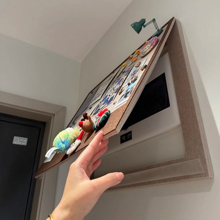 벨크로 월패드가리개 두꺼비집 차단기 커버 분전함 덮개 전기박스 가리개