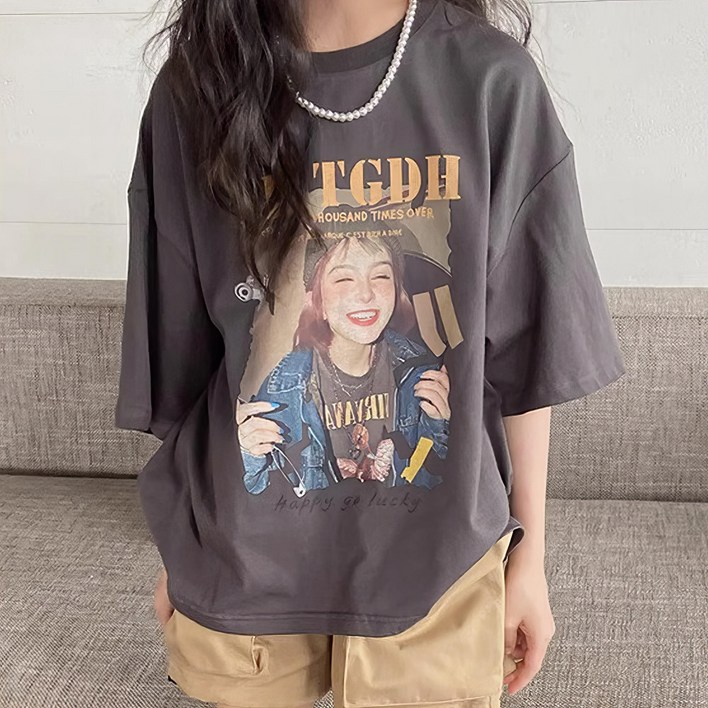 베비포 초등 중등 오버핏 반팔 티셔츠 140170 TG7