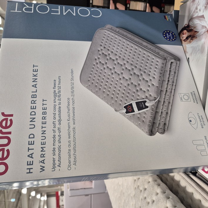 2025년 8월 출시 보이러 전기요 1인용 Beurer보이로 6단계 온도조절자동 꺼짐 타이머 기능 필요시 물세탁 가능