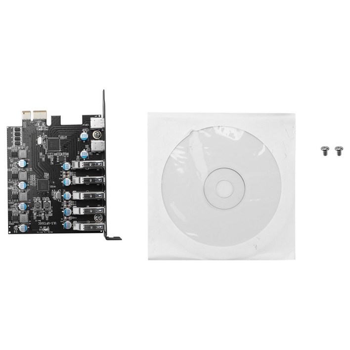 PCIE  USB 3.0 7포트 확장 카드, PCI Express USB 3.2 추가 카드, 데스크탑 PC용 내부 USB3 허브 변환기