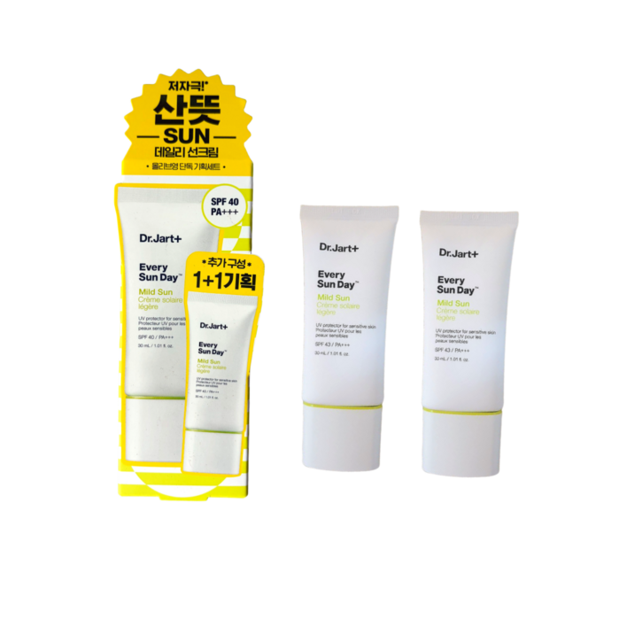 닥터자르트 에브리선데이 마일드 선 더블 기획세트, 2개, 30ml