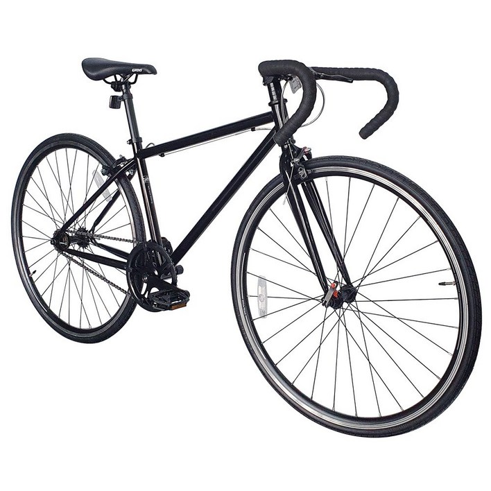 [지멘스자전거] 싱글기어 자전거 STYLE 프레임400 450 학생용 스몰사이즈, [조립완료]유광블랙_450(S사이즈), 1개, 170cm