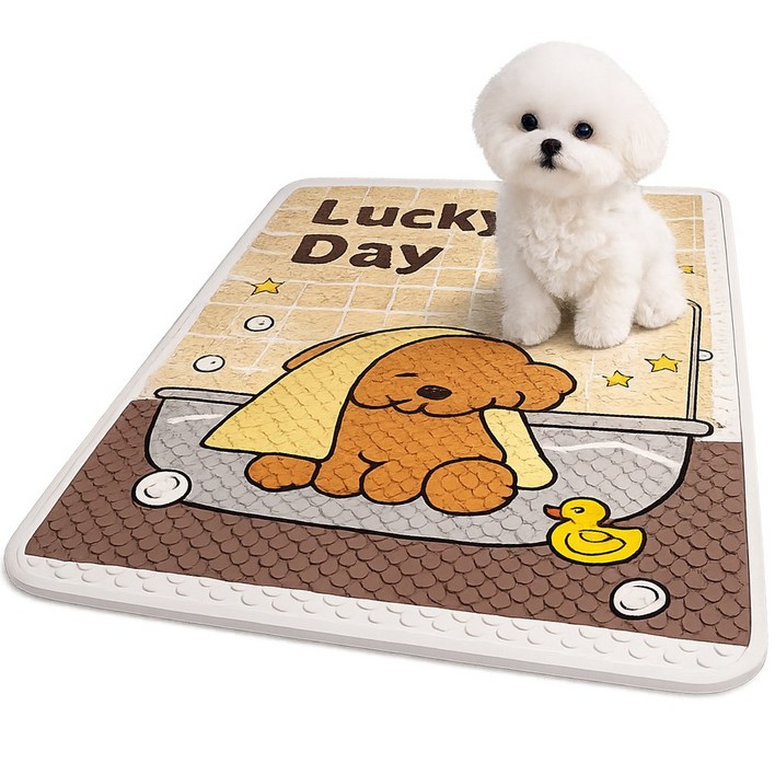 로로포우 강아지 논슬립 목욕 매트