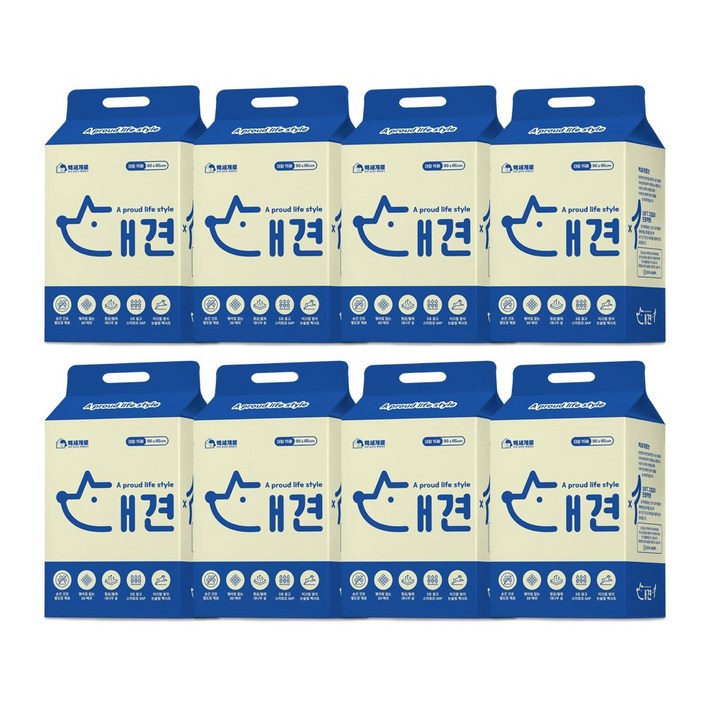 백세개로 대견패드 배변패드 중형 240매, 8개, 15개입