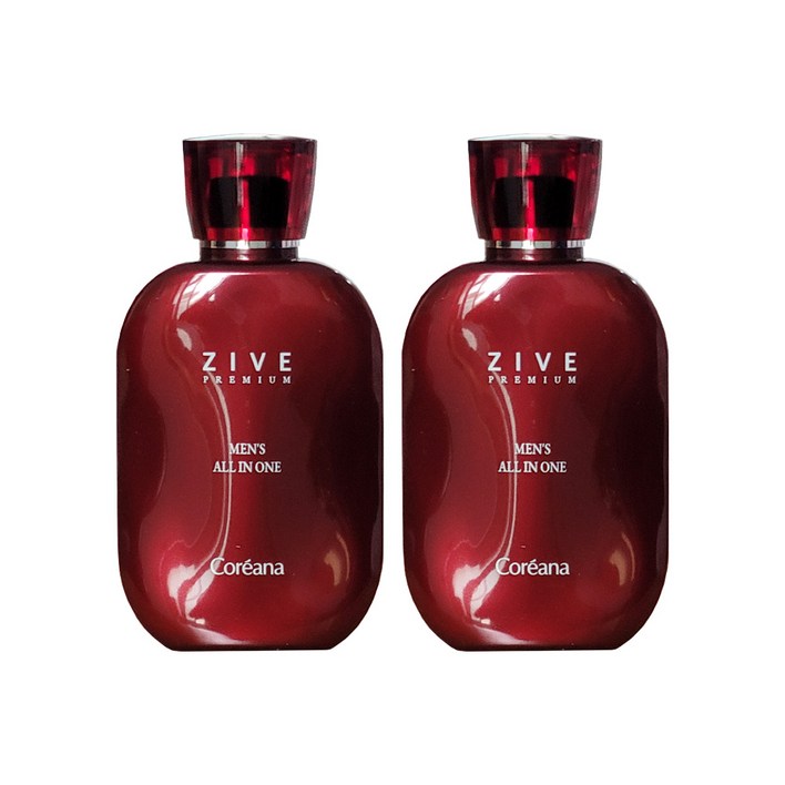 주름개선미백코리아나 프리미엄 지브 맨즈 올인원 2개 스킨로션에센스, 2개, 150ml