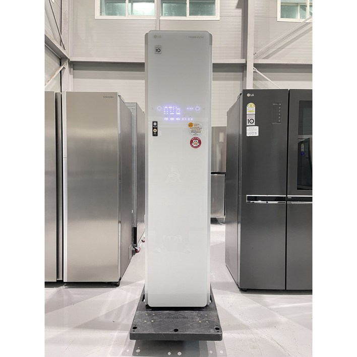 903 LG 중고스타일러 3구 스팀 건조기능 의류관리기 옷걸이포함 화이트