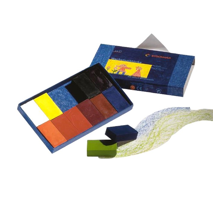 발도르프 스토크마 밀랍크레용 12색 사각 당일발송 무료배송