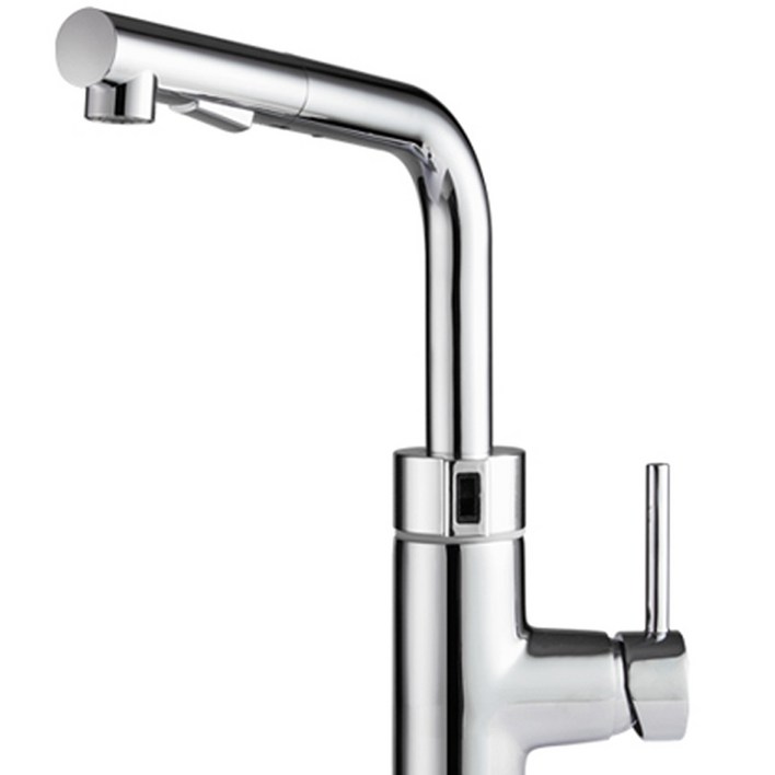 주방 자동센서 절수패달 수전 교체 하츠 FC-YD1300SI ㄱ자형, 1개