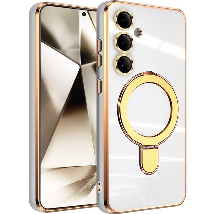 갤럭시 s24 맥세이프 호환 휴대폰핑거링 거치대 케이스