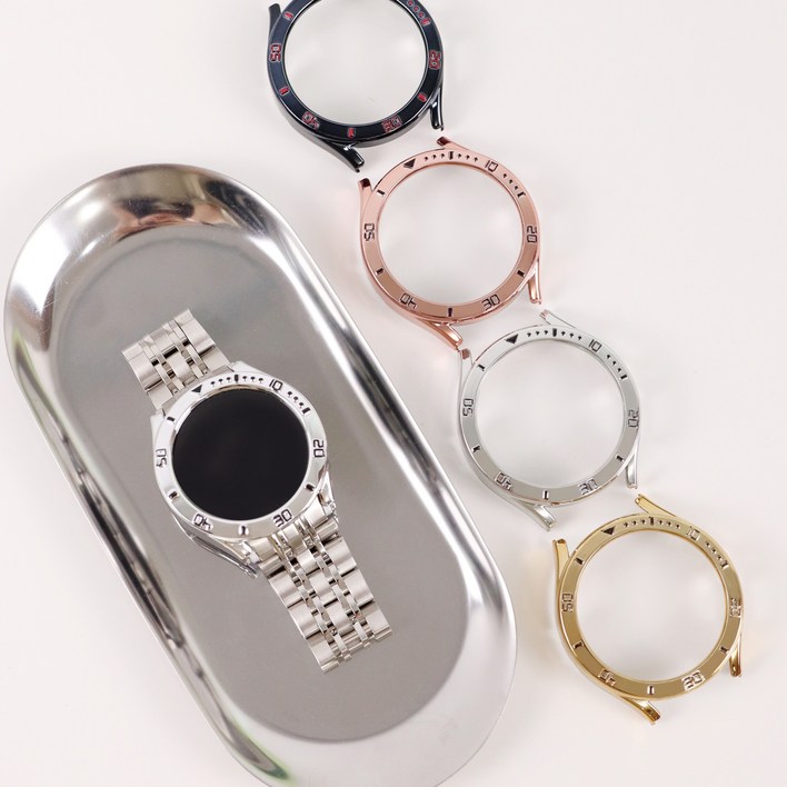 오르몽트 갤럭시워치5 4 40mm 44mm 프로 45mm PC 베젤 커버 초경량 하프커버