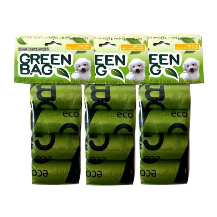 그린백 반려동물 배변봉투 4개입