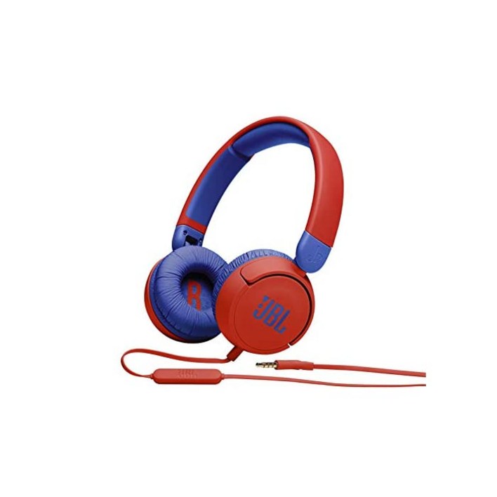 JBL JR310 어린이용 헤드폰 음량 제어 기능 탑재/블루 2021년 모델 JBLJR310RED