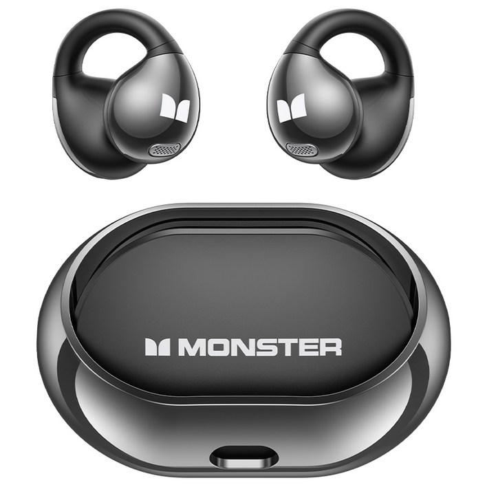 MONSTER 이어폰 블루투스 귀찌형 스포츠, 블랙, OPEN EAR AC600 MONSTER 이어폰 블루투스 귀찌형 스포츠, 블랙, OPEN EAR AC600