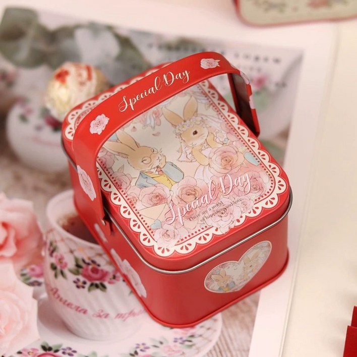 올비의창고 틴케이스제작 철제보관함 틴케이스쿠키 4개 세트 선택가능