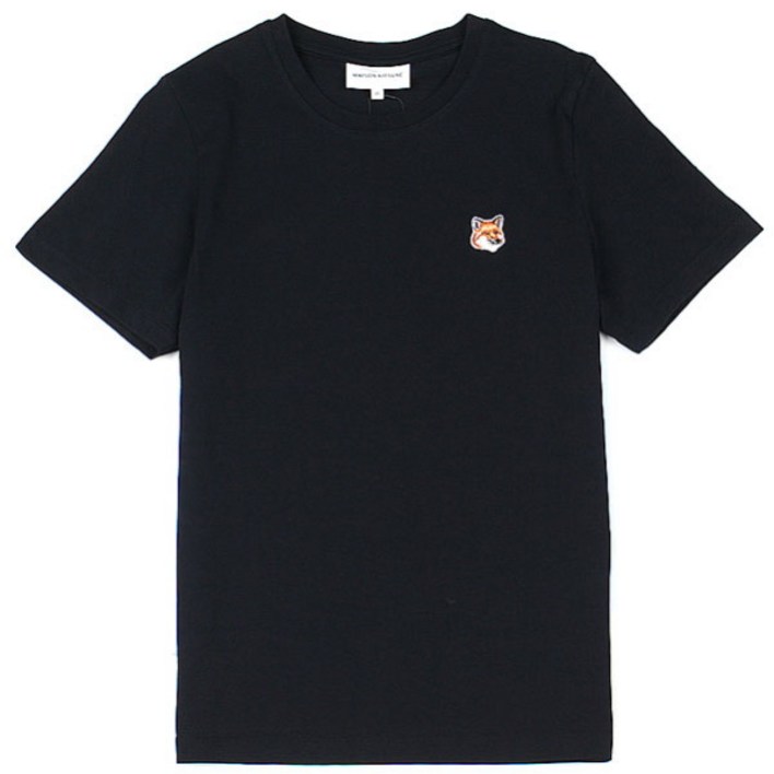 메종키츠네 24SS 여성 폭스헤드 반팔티 LW00105KJ0008 P199 블랙 메종키츠네 24SS 여성 폭스헤드 반팔티 LW00105KJ0008 P199 블랙