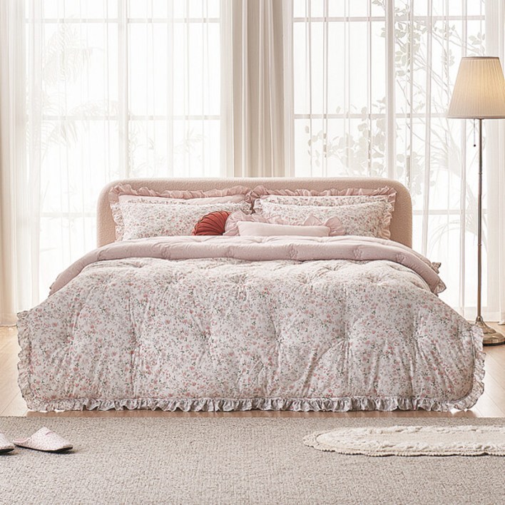 로라애슐리 퀸 2종 세트 죠앤 60수 아사면 차렵이불베개커버2