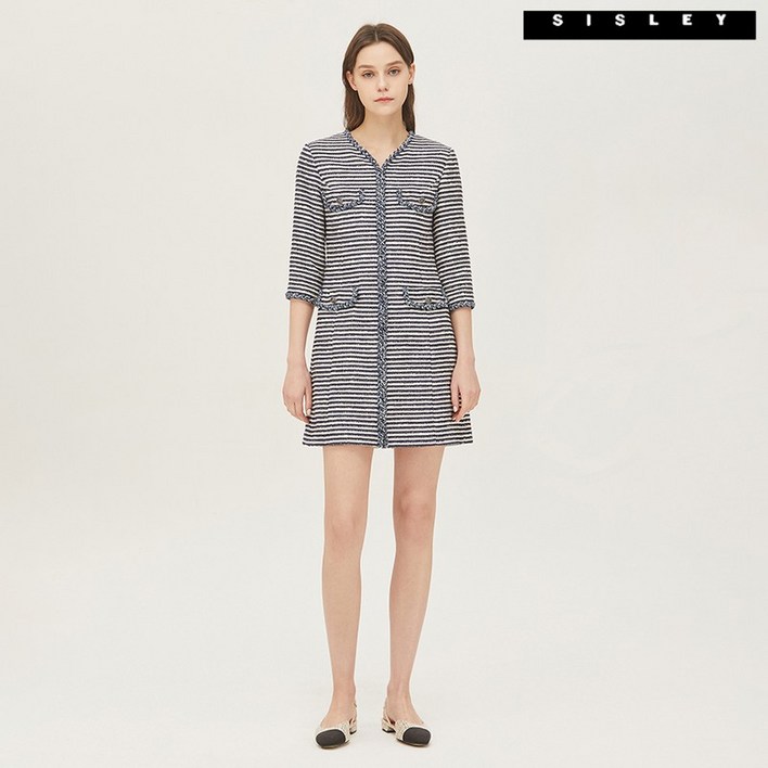 시슬리  트루디 트위드 원피스 SAOP07211 NY