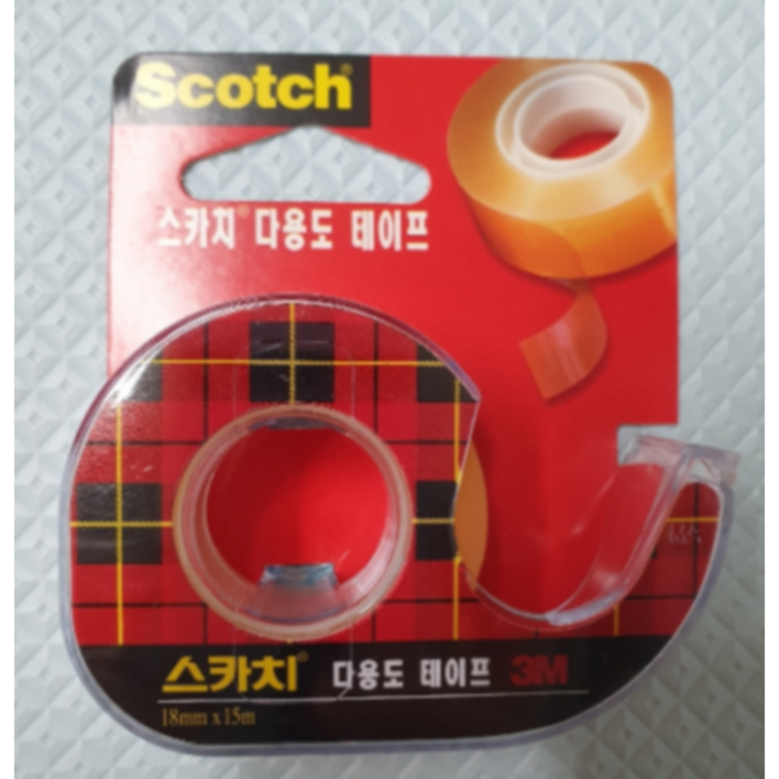쓰리엠 스카치 다용도 테이프 디스펜서 581 18mm x 15m, 5개