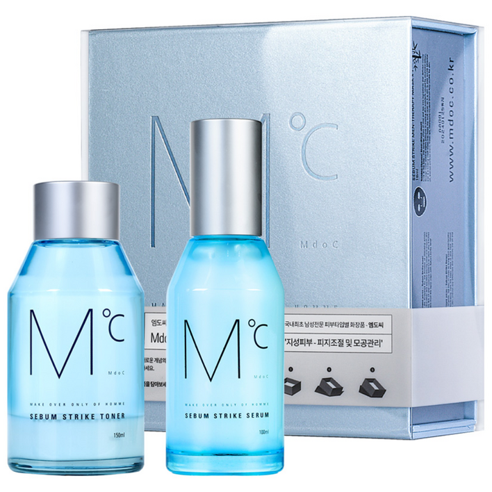 엠도씨 세붐 스트라이크 남성 기초화장품 3종 세트, 1세트