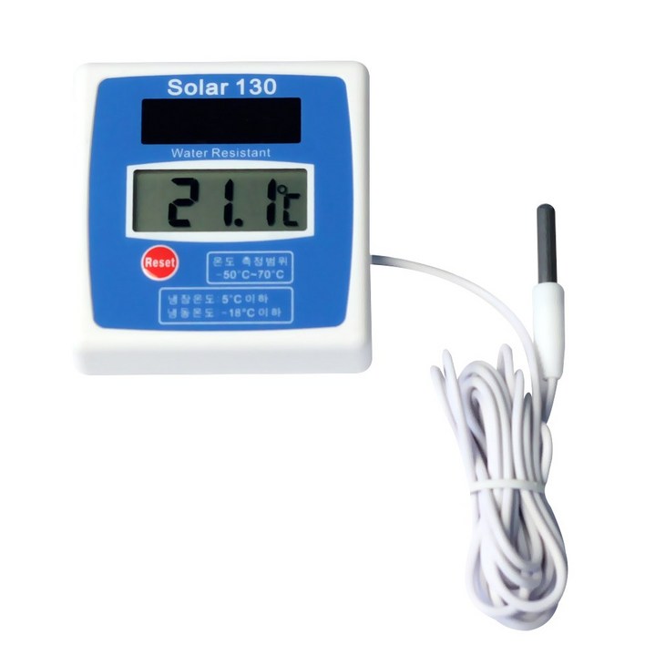 라이크포유 디지털 냉장고온도계 솔라130 방수 solar, 1개