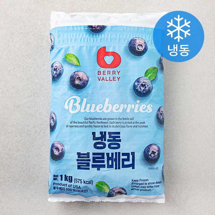 베리밸리 미국산 블루베리 냉동, 1kg, 1개 베리밸리 미국산 블루베리 냉동, 1kg, 1개