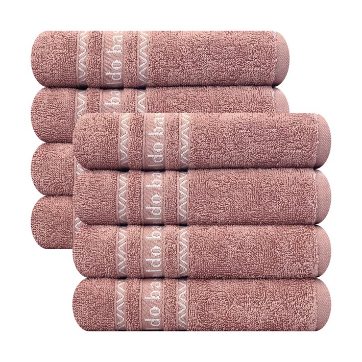 송월타월 트빌리시 수건 120g, 핑크, 8개