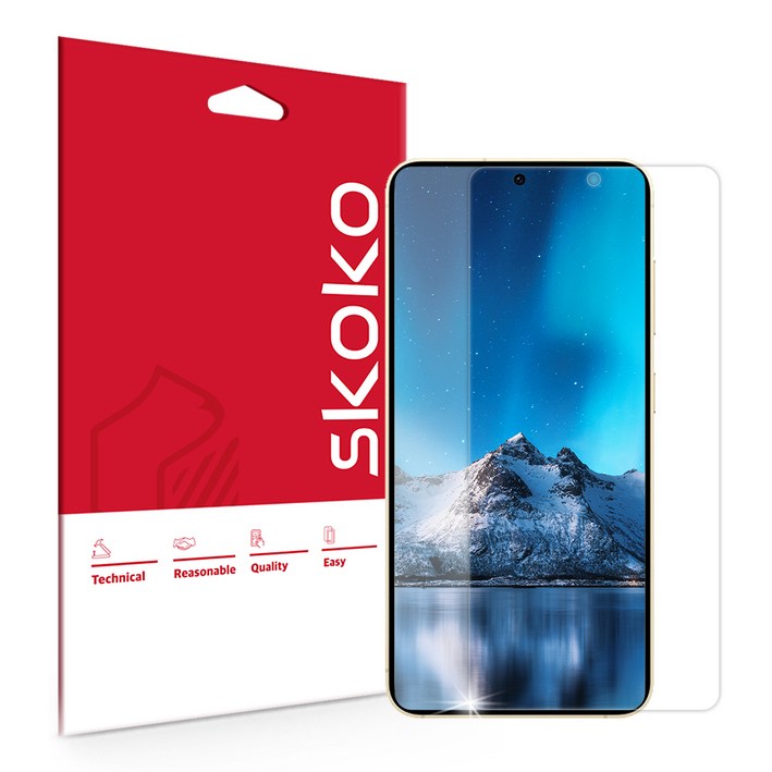 스코코 지문방지 AR 액정보호필름 세트