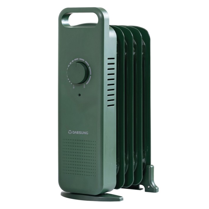 대성쎌틱 미니 캠핑 5핀 전기 라디에이터 500W, DSH-4250K